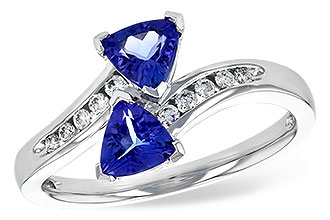 A208-36998: LDS RG .77 TW TANZANITE .90 TGW