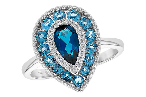 A208-40625: LDS RG 1.52 TW BLUE TOPAZ 1.60 TGW
