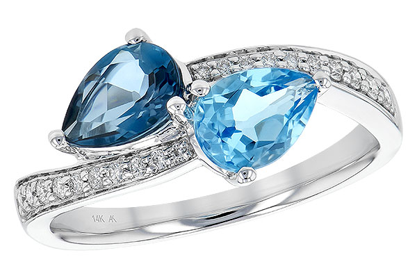 A208-43325: LDS RG 1.52 BLUE TOPAZ 1.66 TGW