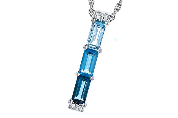 A291-12416: NECK 1.26 BLUE TOPAZ 1.30 TGW