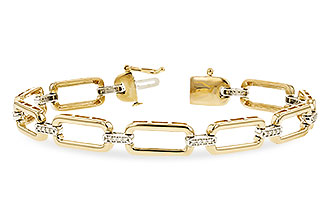 A292-06034: BRACELET .25 TW (7.5" - B207-51507 WITH LARGER LINKS)