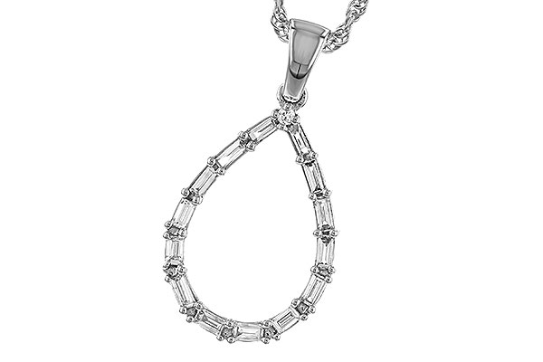 A292-96934: NECKLACE .27 BAG .28 TW