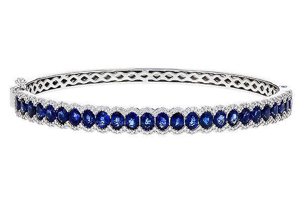 A292-98743: BANGLE 5.09 TW SAPPHIRE 5.65 TGW
