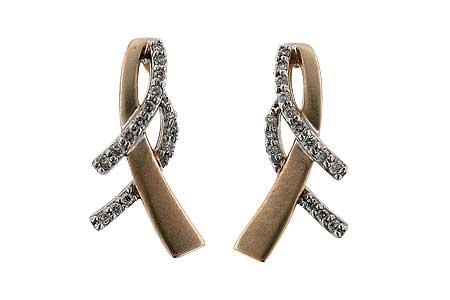 B019-27825: EARRINGS .15 TW