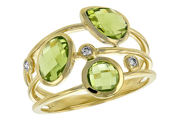 B207-49707: LDS RG 2.45 PERIDOT 2.50 TGW