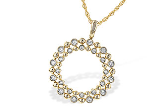 B208-41470: NECKLACE .12 TW