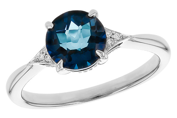 B292-05125: LDS RG 1.60 LONDON BLUE TOPAZ 1.62 TGW (7MM RD)
