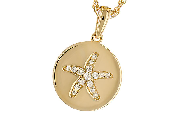 B292-06025: NECKLACE .11 TW