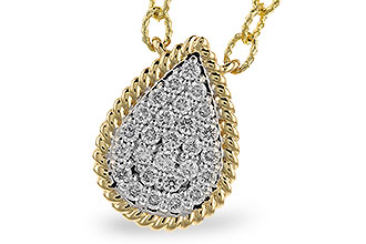 B292-07870: NECKLACE .32 TW (18")