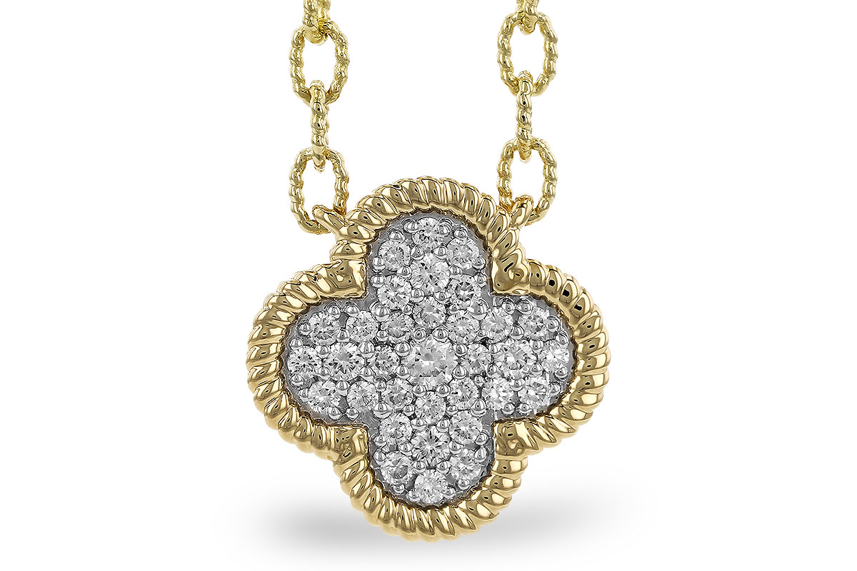 B292-08779: NECKLACE .32 TW (18")