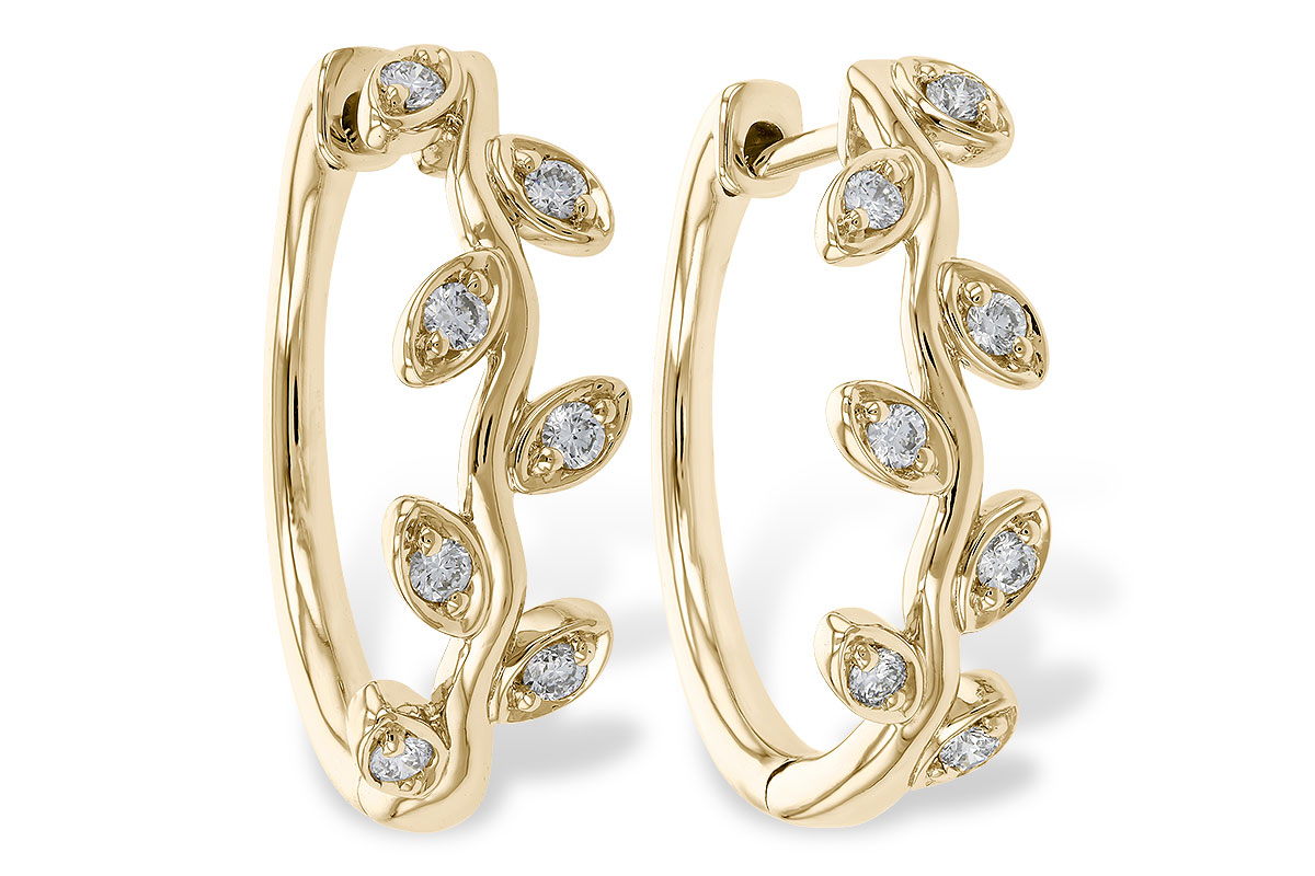 B292-93334: EARRINGS .25 TW
