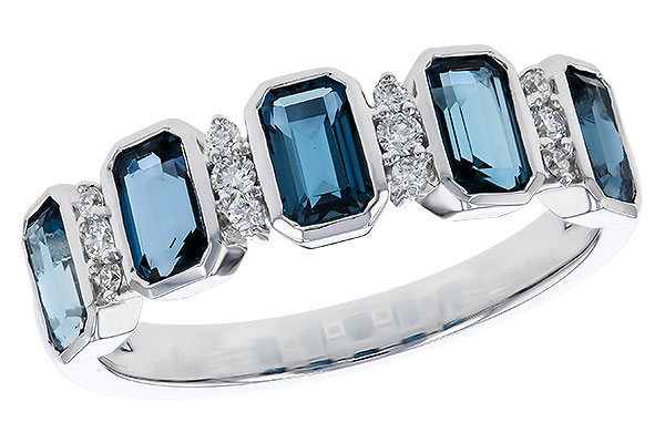 B292-94216: LDS RG 1.46 TW LONDON BLUE TOPAZ 1.58 TGW
