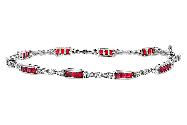 B292-96952: BRACELET 2.05 RUBY 2.70 TGW (7")