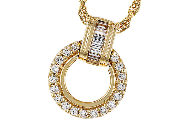 B292-99725: NECKLACE .12 BAG .33 TW