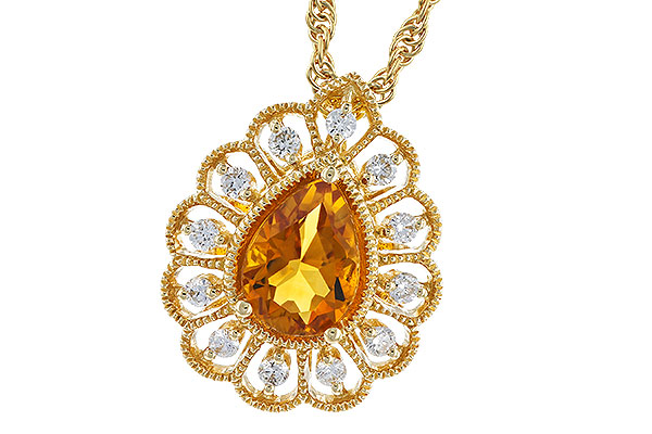 C292-03352: NECK .62 CITRINE .75 TGW