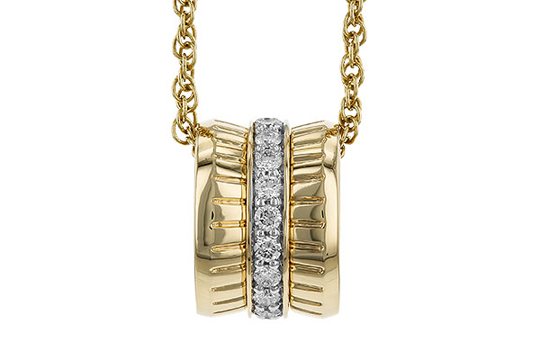 C292-07861: NECKLACE .24 TW