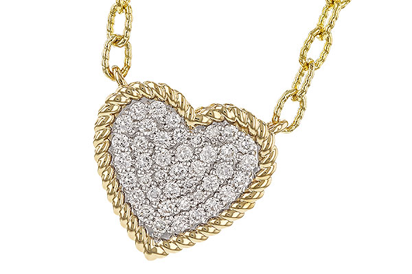 C292-96925: NECKLACE .32 TW (18")