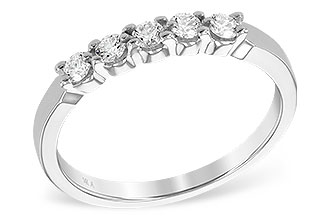 D203-86016: LDS DIA WED RG .25 TW (5 STONES)