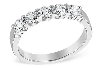 D204-80588: LDS DIA WED RG .75 TW (5 STONES)