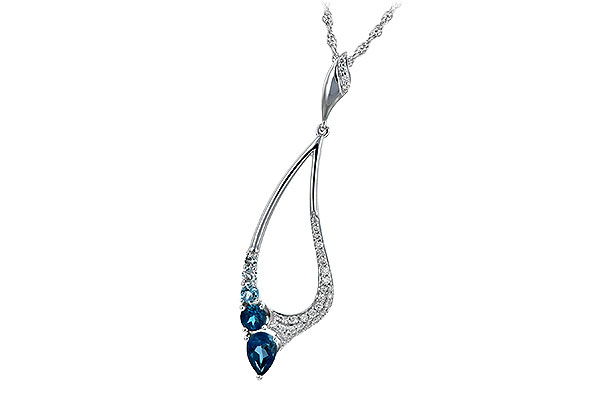D207-52379: NECK .83 BLUE TOPAZ 1.00 TGW