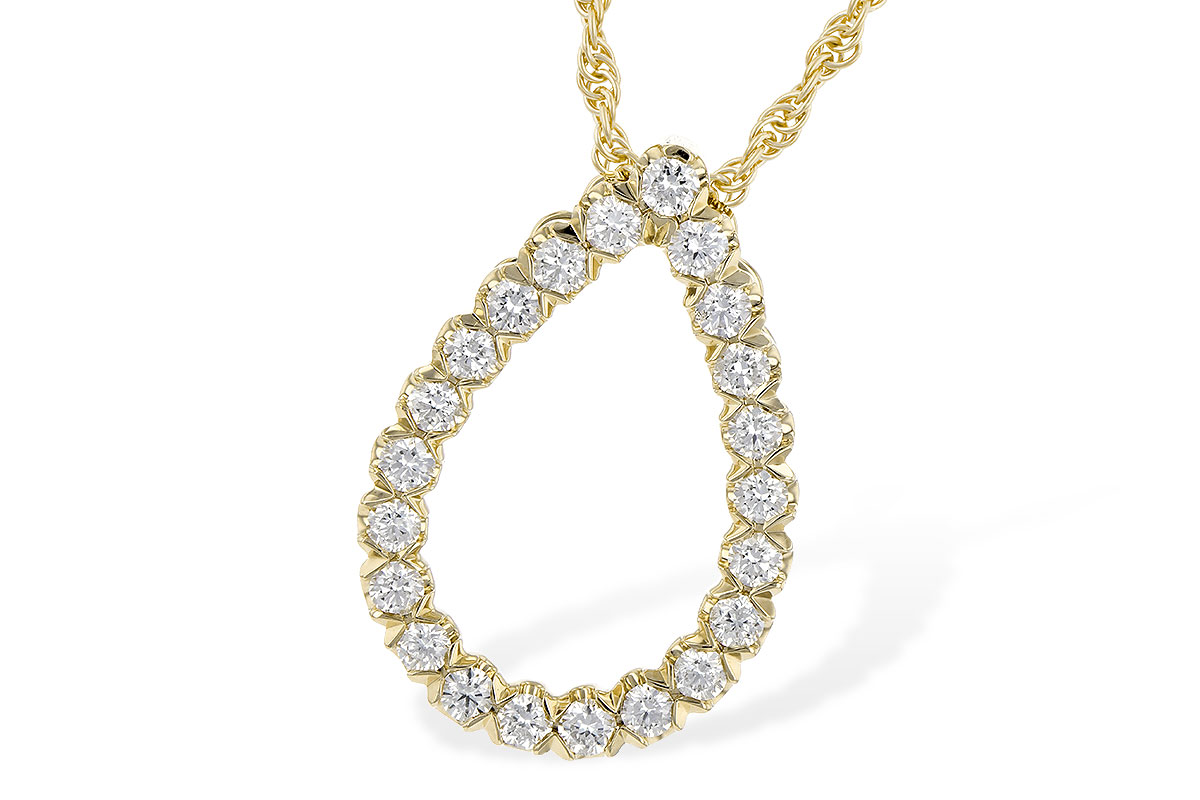 D208-42416: NECKLACE .50 TW