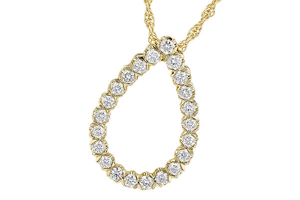 D208-42416: NECKLACE .50 TW