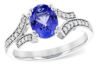 D208-43361: LDS RG 1.15 TANZANITE 1.30 TGW