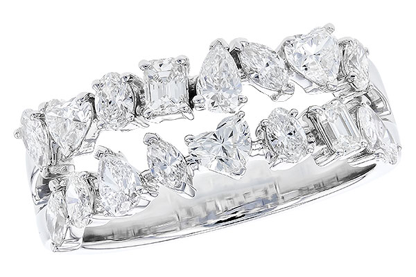 D292-03325: LDS DIA WED RG 1.38 TW FANCY CUT DIAS