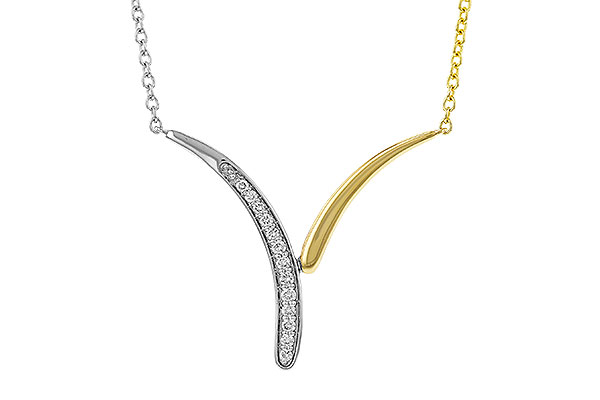D292-96070: NECKLACE .12 TW (18")