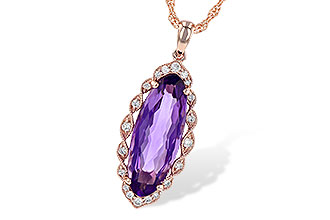 E208-44197: NECK 3.60 AMETHYST 3.74 TGW
