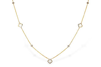 E292-93325: NECKLACE .20 TW (18")