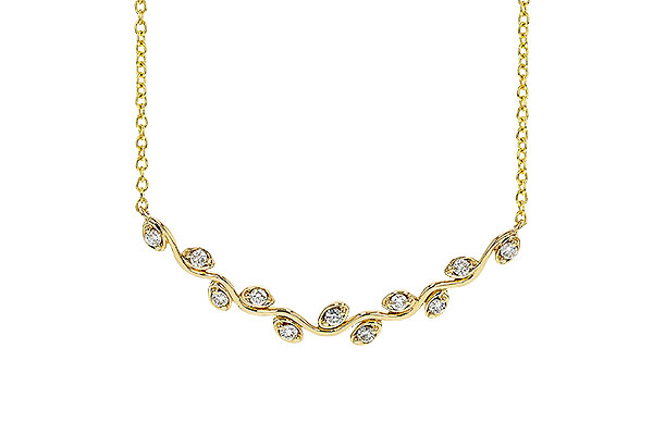 E292-98770: NECKLACE .25 TW (18")
