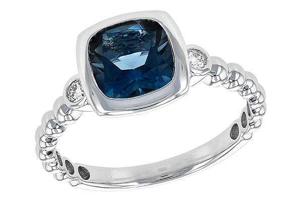F207-53279: LDS RG 1.58 LONDON BLUE TOPAZ 1.66 TGW