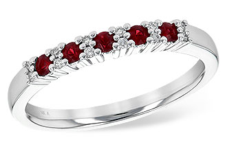 F208-37906: LDS WED RG .22 RUBY .29 TGW