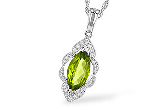 F208-42434: NECK .94 PERIDOT 1.05 TGW