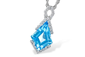 F291-11461: NECK 2.40 BLUE TOPAZ 2.53 TGW