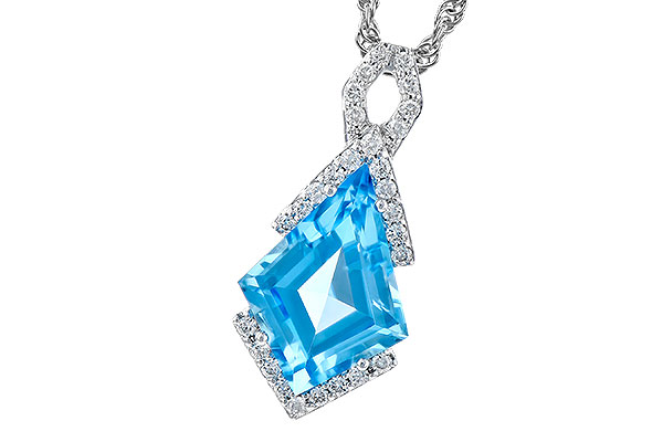 F291-11461: NECK 2.40 BLUE TOPAZ 2.53 TGW
