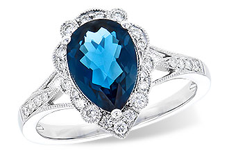 F291-16079: LDS RG 2.25 LONDON BLUE TOPAZ 2.47 TGW