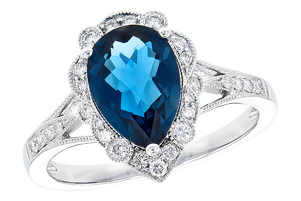 F291-16079: LDS RG 2.25 LONDON BLUE TOPAZ 2.47 TGW (10x7 PS)