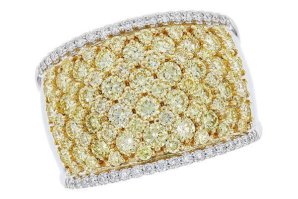 F292-03315: LDS DIA WED RG 2.19 YELLOW DIAS 2.37 TW