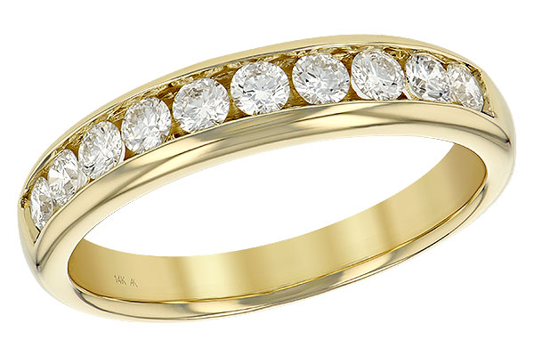 G111-15161: LDS WED RG .50 TW (10 STONES)