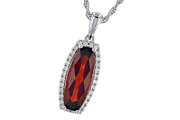 G291-11524: NECK 1.75 GARNET 1.87 TGW