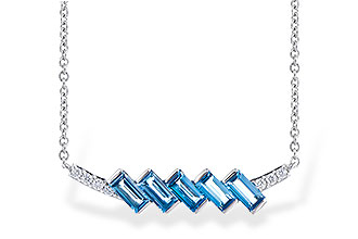 G291-16979: NECK .75 LONDON BLUE TOPAZ .80 TGW