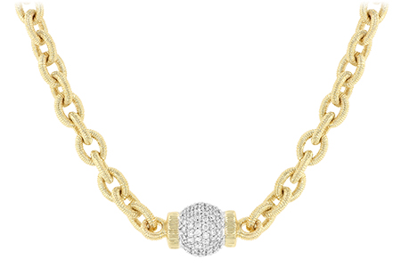 H202-07833: NECKLACE 1.27 TW (17.25 INCHES)