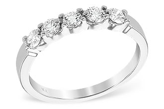 H203-86024: LDS DIA WED RG .50 TW (5 STONES)