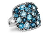 H205-68761: LDS RG 3.67 BLUE TOPAZ 3.94 TGW