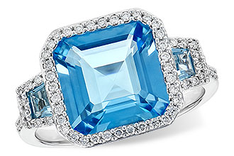H208-44233: LDS RG 4.40 TW BLUE TOPAZ 4.60 TGW