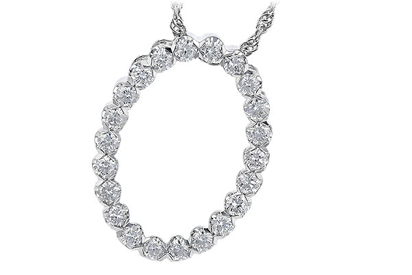 H291-14270: NECKLACE .50 TW