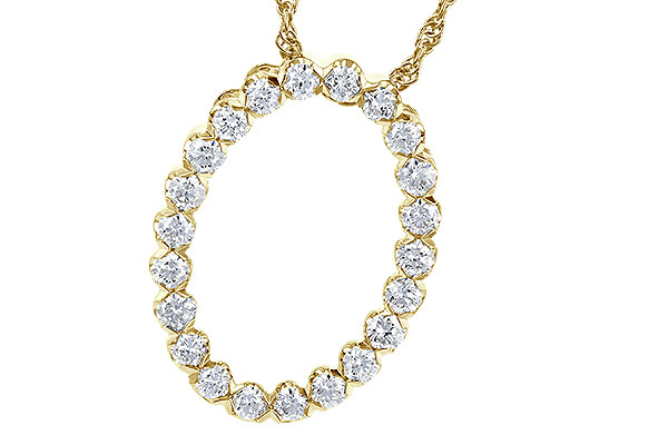 H291-14270: NECKLACE .50 TW