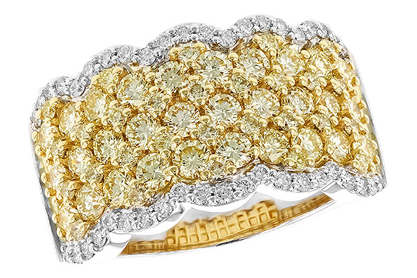 H292-02379: LDS DIA WED RG 1.90 YELLOW DIAS 2.20 TW